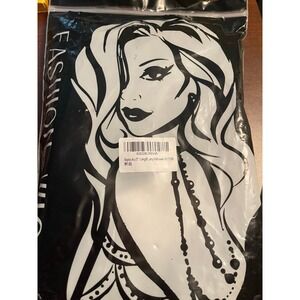 fashion wig synthetic black